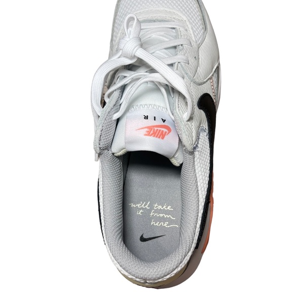 ⚡️SOLD⚡️Nike Air Max Excee Sneakers White Black Coral Pink Shoes women US Size 8 - Picture 13 of 16
